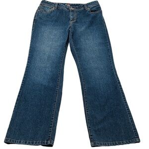 Style & Co Flared Jeans, Size 10, Blue Denim